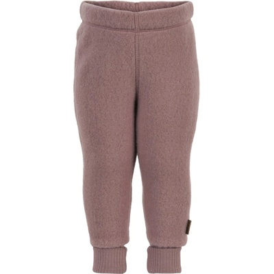 Mikk-Line dětské vlněné merino kalhoty 50004 Twilight mauve