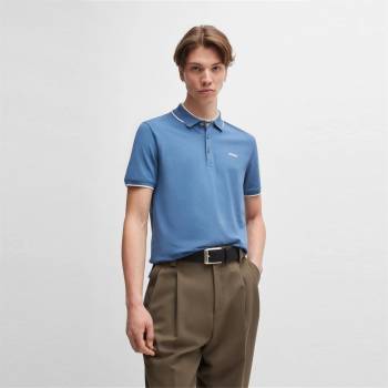 Hugo Блуза с яка Hugo Dinoso Polo Shirt - Medium Blue
