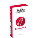 Secura Extra Fun - презервативи с релефни точки - 53мм - 12 броя - lovesexshop