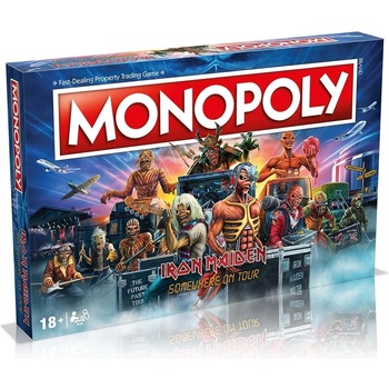 Winning Moves Настолна игра Monopoly - Iron Maiden (WM01790)