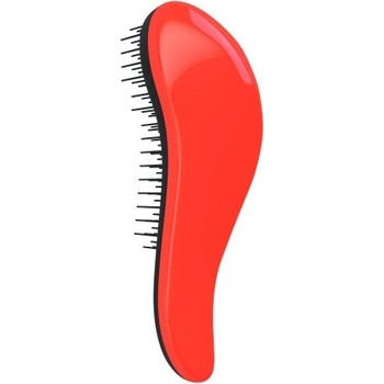 Detangler kartáč na rozčesávání vlasů s rukojetí červený