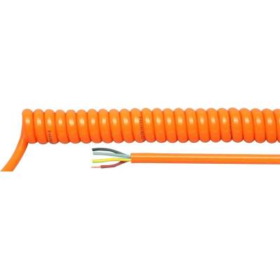 Helu 85376 špirálový kábel H07BQ-F 500 mm / 2000 mm 3 G 1.50 mm² oranžová 1 ks