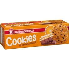 Papadopoulou Cookies s kousky čokolády a pomeranče 180 g