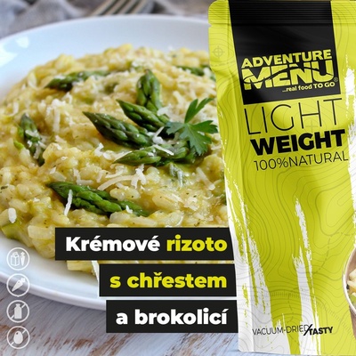 Adventure Menu Lightweight Krémové rizoto s chřestem a brokolicí 400 g