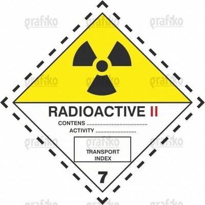 Grafiko | Radioaktivní látky tř. 7B - Materiál Hliník, Rozměr 300x300mm