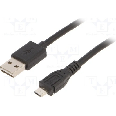 Gembird CC-MUSB2D-1M USB - microUSB, 1m, černý