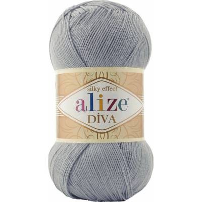Alize Diva 355 šedá