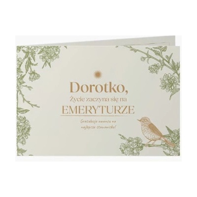 Fotopřání Důchod, 15x10 cm - 337624