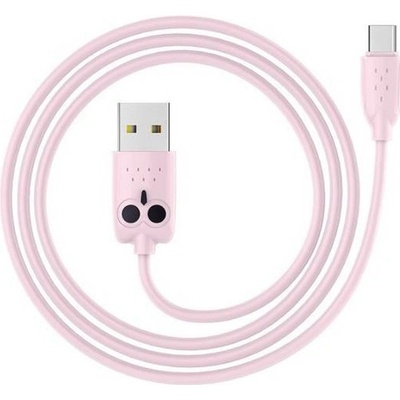 Hoco KP22747 KX1 USB-C, 1m, růžový