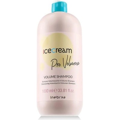 Inebrya Ice Cream Pro-Volume Volume Shampoo 1000 ml шампоан за повече обем на косата унисекс
