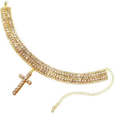 Harahu Dámsky Náhrdelník KR-38902 Zlatá