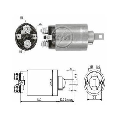 Spínač startéru Mitsubishi, ZM 895