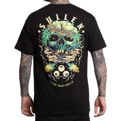 SULLEN мъжка тениска sullen - cannabis badge - scm6324_bk