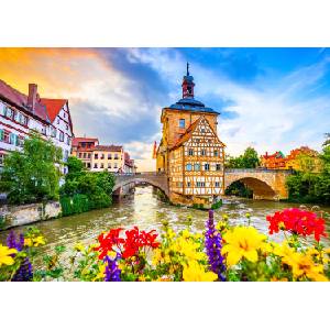 Enjoy - Puzzle Bamberg Old Town, Germany - 1 000 piese