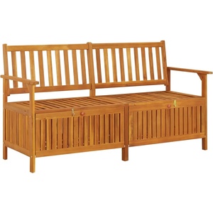 vidaXL Пейка за съхранение, 148 см, акация масив (316743)