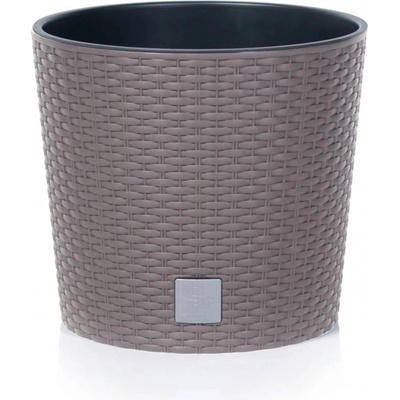 Prosperplast Kvetináč s vkladom Rato Round 20 cm mocca