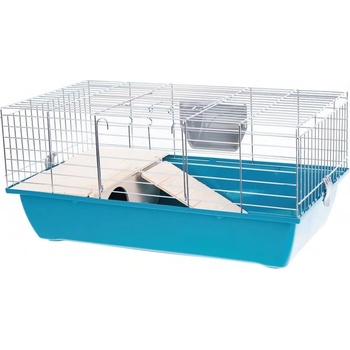INTER-ZOO Pet Products Клетка за гризачи и дребни животни Rabbit 70 zinc + WOOD СИНЯ