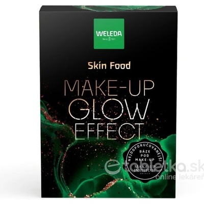 Weleda Skin Food Make-up Glow Effect darčekový set balzám na pery Skin Food Lip Butter 8 ml + pleťový a telový krém Skin Food 75 ml + suchý olej Skin Food Ultra-Light Dry Oil 100 ml