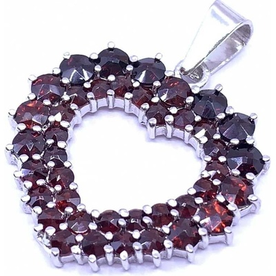 Český Granát Jan Kos jewellery Stříbrný přívěsek 32103934