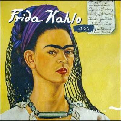 Nástěnný poznámkový NOTIQUE Frida Kahlo 30 x 30 cm 2026