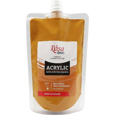 Rosa Studio АКРИЛНА боя Raw Sienna (423) 200 ml 1 бр (323200423)