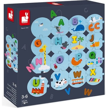 Image 1 of Janod Образователен пъзел Janod - френската азбука (J02707)