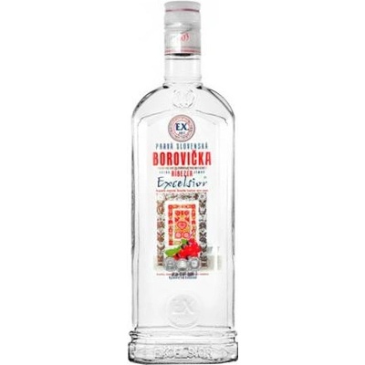 Prelika Borovička Excelsior s ríbezľou 37,5%0,7 l (čistá fľaša)