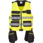 Portwest hi-vis pw308 / Жилетка за инструменти - hv жълто/черно xxl (pw308ybrxxl)