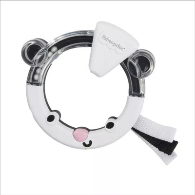 Mattel Fisher-Price: Весела дрънкалка с животни - мече (JKW57)