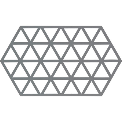 Zone Denmark Подложка за горещи съдове Triangles 24 см сива (330312)