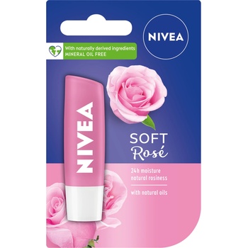 Nivea Балсам за устни Soft Rose Балсам за устни 4, 8gr