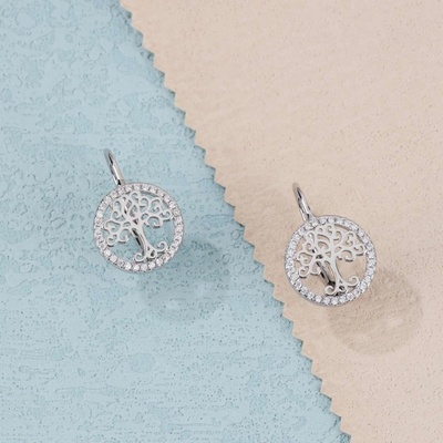 Jan Kos jewellery stříbrné náušnice strom MHT-2220/SN00