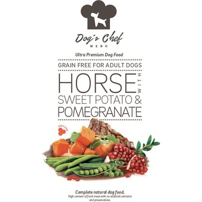 Dog's Chef Horse With Sweet Potato & Pomegranate Adult 2 kg