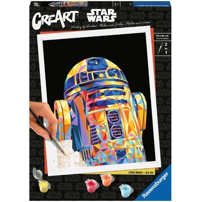 Ravensburger Malování podle čísel CreArt Star Wars R2D2 24 x 30 cm