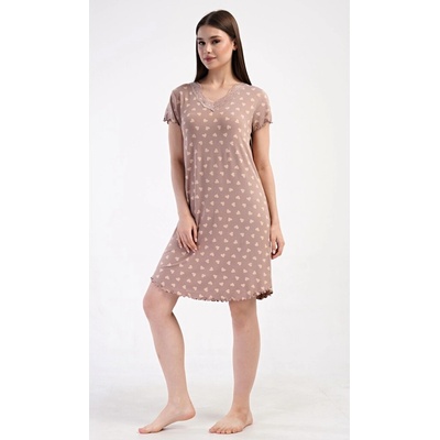 VIENETTA Dámská noční košile SRDÍČKA