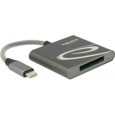 Delock USB-C XQD 2.0 четец за SD карти, сив (91746)