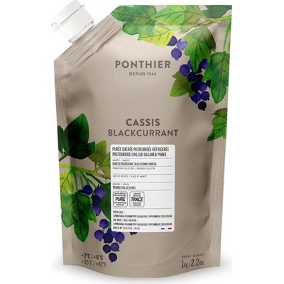 Ponthier Pyré ovocné černý rybíz 1000 g