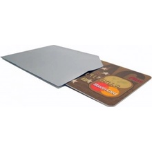 Cryptalloy stíněný ochranný obal pro bezkontaktní platební karty standard šedý