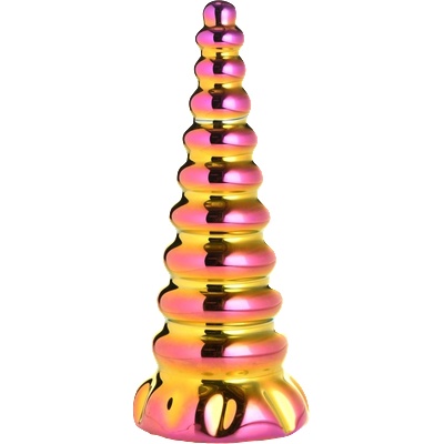 XR Brands - Twilight Rainbow Glass Dildo