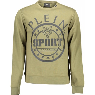 PLEIN SPORT Perfektná pánska mikina Zelená