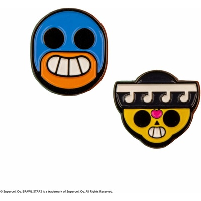 Cinereplicas sada odznaků Poco a El Primo Brawl Stars