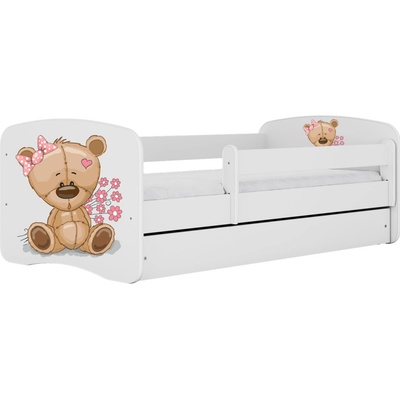 Kocot Kids Babydreams méďa s kytičkami bílá se šuplíky