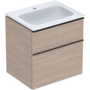 Geberit iCon - Шкаф с мивка, 60х48х63 см, 2 чекмеджета, дъб 502.335. JH. 1 (502.335.JH.1)