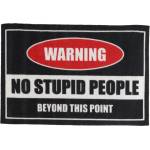 Rockbites изтривалка Внимание! No Stupid People - Rockbites - 100982