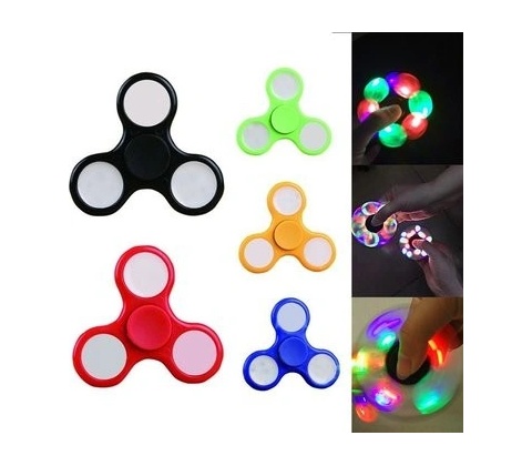 Fidget spinner Svítící MODRÝ