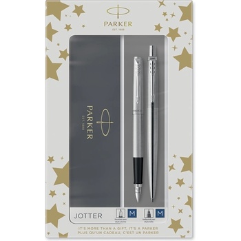 Parker Duosæt Jotter CT химикалка + писалка сребро (2093258)