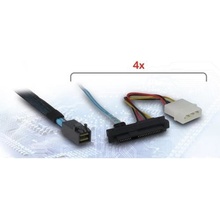 Inter Tech kabel Mini-SAS HD na 4x SAS 0,5m 88885004