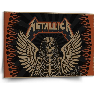 Sablio Obraz METALLICA Padlý anděl - 150x110 cm