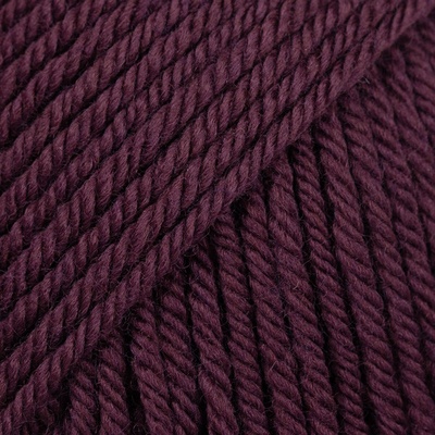 Příze DROPS Daisy uni colour 34 - tmavá grape