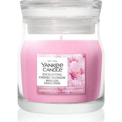 Yankee Candle Enchanting Cherry Blossom ароматна свещ Signature 110 гр